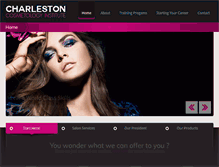 Tablet Screenshot of charlestoncosmetology.com